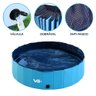 Piscina para Cachorro Pets Dobrável Lisa Azul Vg+ - 3