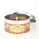 Ver imagem 3 de Vela Aromática Lata Indiana Goloka Vegano - Escolha o Aroma:mirra e Limão