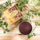 Ver imagem 4 de Vela Aromática Lata Indiana Goloka Vegano - Escolha o Aroma:mirra e Limão