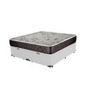 Ver imagem 5 de Cama Box Baú King Colchão Gold Espuma D33 Acolchões + Box Sintético 71x193x203 Cor:Branco