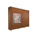 Ver imagem 4 de Guarda Roupa Casal 2 Portas de Correr e 4 Gavetas C- Espelho e Pés Blumenau Branco