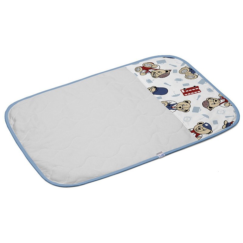 Trocador Tecebem Baby Malha Estampado Impermeável Greg 45cmx70cm Azul - 1