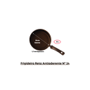 Ver imagem 4 de Frigideira Reta Antiaderente Nº 24: Estilo e Praticidade para Sua Cozinha Luz Nobre Preto
