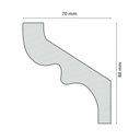 Ver imagem 2 de Kit com 30 Barras Roda Teto Perfil de Poliestireno S80 Homestar 60m