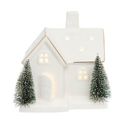 Adorno Casinha Home Style Led Joy Family 12 Cm - 4