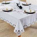 Ver imagem 1 de Toalha de Mesa Quadrada 180x180cm 81201 - Rafimex Branca