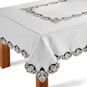 Ver imagem 2 de Toalha de Mesa Quadrada 180x180cm 81201 - Rafimex Branca