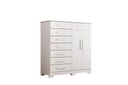 Ver imagem 1 de Cômoda Verona 8 gavetas Móveis Albatroz - Branco