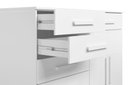 Ver imagem 2 de Cômoda Verona 8 gavetas Móveis Albatroz - Branco