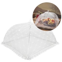 Protetor Mosquiteiro Malha Tule Dobrável Renda Prime 40cm X 40cm - Tuut - 1