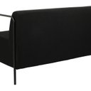 Ver imagem 4 de Poltrona para Sala de Estar 2 Lugares Lino Preto