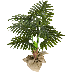 Planta Folhagem Tropical Imbé Artificial para Decoração Realista e Permanente