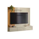 Ver imagem 7 de Painel para TV até 65 Polegadas 3 Portas 153cm Astro MDP Cumaru/Opala Sala Suspenso