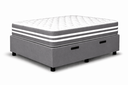 Ver imagem 3 de Kit Cama Box Baú Solteiro 88x188 cm + Colchão Molas Ensacada Solteiro 28 cm Cinza Suede