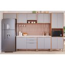 Ver imagem 7 de Armário de Cozinha Modulado Áurea C/ 2 Portas 120cm Cinamomo/off White - Mgm