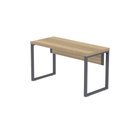 Ver imagem 4 de Mesa Escritório 1340x600x750mm M1340pe40tub Noce Naturalle-grafito