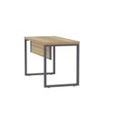 Ver imagem 5 de Mesa Escritório 1340x600x750mm M1340pe40tub Noce Naturalle-grafito
