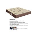 Ver imagem 3 de Conjunto Box Baú Casal: Colchão Molas Orthoflex D28 Livorno + Base Crc Suede Clean (138x188)