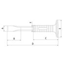 Ver imagem 3 de Talhadeira com Empunhadura 10'' Tramontina Pro Tramontina