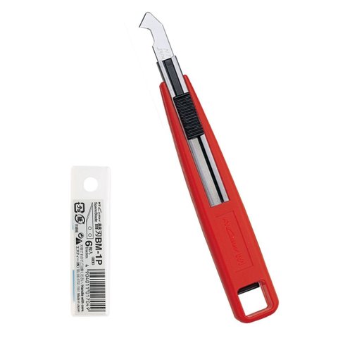 Kit Estilete Profissional Nt Cutter m-500P Mais Lâmina Bm-1P Nt Cutter