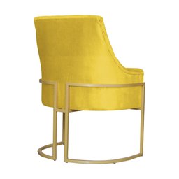Poltrona Vick Requinte Suede Amarelo - 4