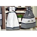 Ver imagem 2 de kit de Cozinha 3 Peças - Galinha d' Angola Arte & Tear Jogo de Cozinha 3 Peças