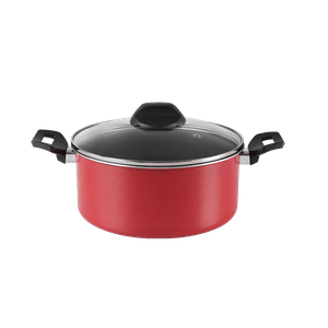 Caçarola Tampa Garlic Ø 24x11cm 4,3l Brinox 24x11cm 4,3l Vermelho Brinox