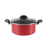 Caçarola Tampa Garlic Ø 24x11cm 4,3l Brinox 24x11cm 4,3l Vermelho Brinox - 1