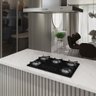 Cooktop Terim À Gás Trm 5b Vidro Preto Flange Inox Preto Bivolt - 1