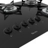 Cooktop Terim À Gás Trm 5b Vidro Preto Flange Inox Preto Bivolt - 3
