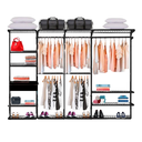Ver imagem 1 de Closet Aramado - Linear Clr 252 com Gaveta - 2,80m - Preto