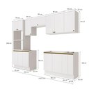 Ver imagem 4 de Lavanderia Modulada Kappesberg Celeste 9 Peças Branco 310,5cm
