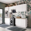Ver imagem 1 de Lavanderia Modulada Kappesberg Celeste 9 Peças Branco 310,5cm