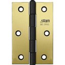 Ver imagem 1 de Dobradiça 3.1/2 X 2.5/16" X 1,5mm com Pino Reversível e Canto Reto Oxidado - 42053 - Stam