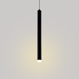 Pendente 3,2x40cm 5w 3000k Bivolt Metal Preto+acrílico - 5