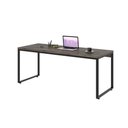 Ver imagem 5 de Mesa Kuadra Diretor 180x70x75cm Carvalho Dark - Est. Preta