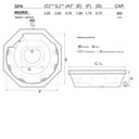 Ver imagem 3 de Spa Redondo Madrid Completo em Acrílico - 127v
