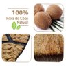 2 Tapete Capacho Fibra Coco Antiderrapante 40x60 Meia Lua P2 - 2