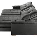 Ver imagem 4 de Sofá 03 Lugares Turquia Retrátil e Reclinável Linho 2,0M