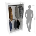 Ver imagem 3 de MODULO CLOSET COM CABIDEIRO M135.2021.B (CASA E COMÉRCIO) MUNDI MOVEIS