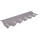 Ver imagem 1 de Cumeeira Articulada PVC Plan 88cm x 8cm Lux Telhas