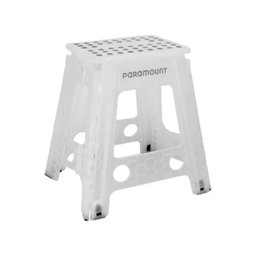 Banqueta Banquinho Plastico 45cm Dobravel com Alça Multiuso - 1