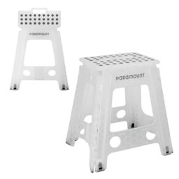 Banqueta Banquinho Plastico 45cm Dobravel com Alça Multiuso - 2