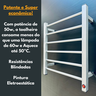 Toalheiro Térmico Concept Cinza Alumínio 127v - Fio Lado Direito - 2