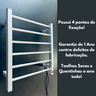Toalheiro Térmico Concept Cinza Alumínio 127v - Fio Lado Direito - 3
