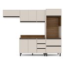 Ver imagem 4 de Cozinha Compacta 4 Peças 250041 com Tampo Koya Creme Politorno Móveis