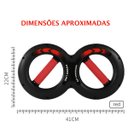 Ver imagem 2 de Hand Grip Exercitador Braço Punho Antebraço 20kg Força Resistencia Musculaçao Academia Treino Fitnes