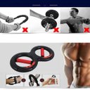 Ver imagem 7 de Hand Grip Exercitador Braço Punho Antebraço 20kg Força Resistencia Musculaçao Academia Treino Fitnes