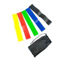 Ver imagem 4 de Kit De Faixas Elásticas Mini-bands Treino Pilates 5 Intensidades