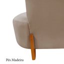 Ver imagem 7 de Namoradeira Sofá Feijão Luna 100cm Orgânica Suede Bege
